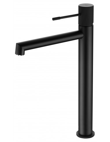 Grifo de lavabo alto mod. LINE negro mate