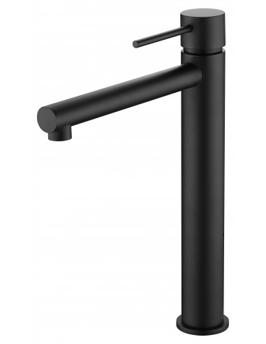 Grifo de lavabo alto mod. MILOS STICK negro mate