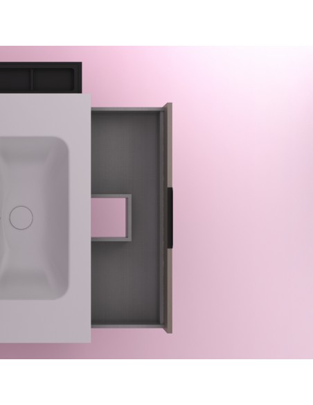 Mueble de baño KEIKO con dos cajones. | Incluye lavabo cerámico.