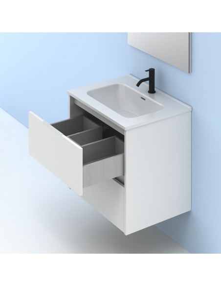 Mueble de baño SUKI de  con cajones. | Incluye lavabo cerámico.