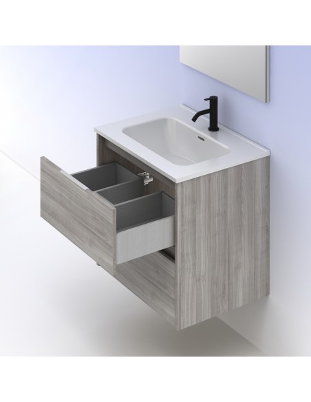 Mueble de baño SUKI de  con cajones. | Incluye lavabo cerámico.