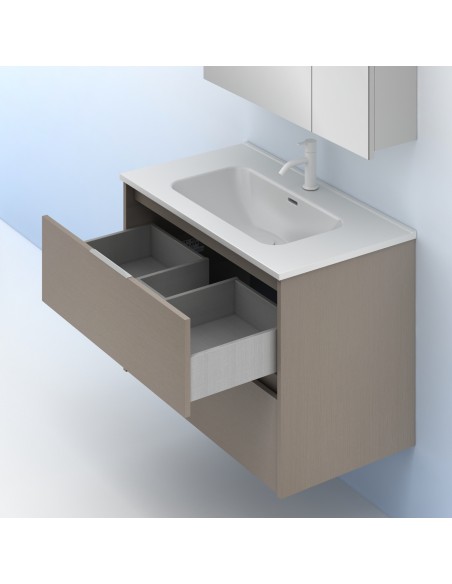 Mueble de baño SUKI de  con cajones. | Incluye lavabo cerámico.