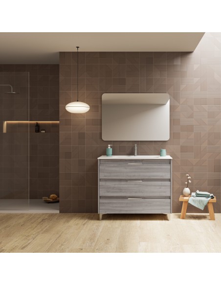 Mueble de baño SUKI de  con cajones. | Incluye lavabo cerámico.