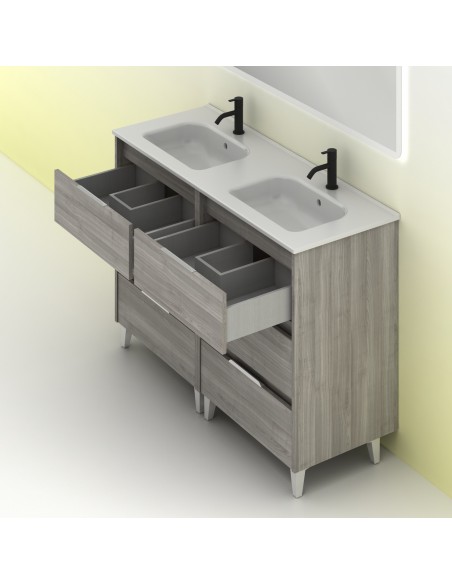 Mueble de baño SUKI de  con cajones. | Incluye lavabo cerámico.