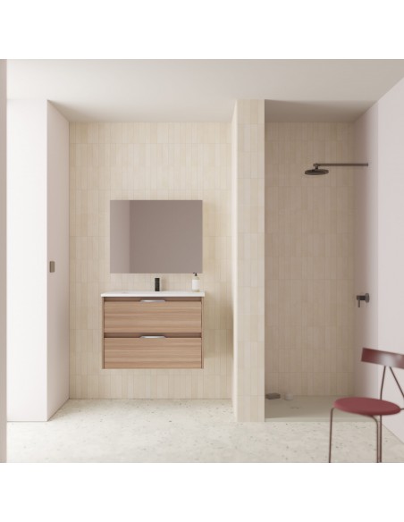 Mueble de baño SUKI de con cajones.  | Incluye lavabo cerámico y espejo.